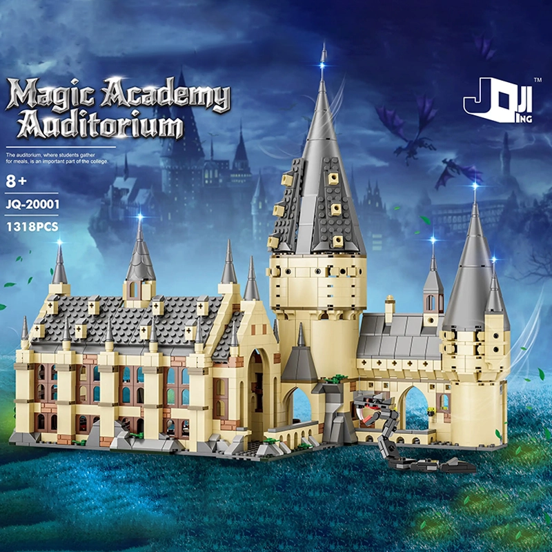 [Pre-Sale] [Mini Micro Bricks] JiQing JQ20001 Magic Academy Auditorium Modular Buildings