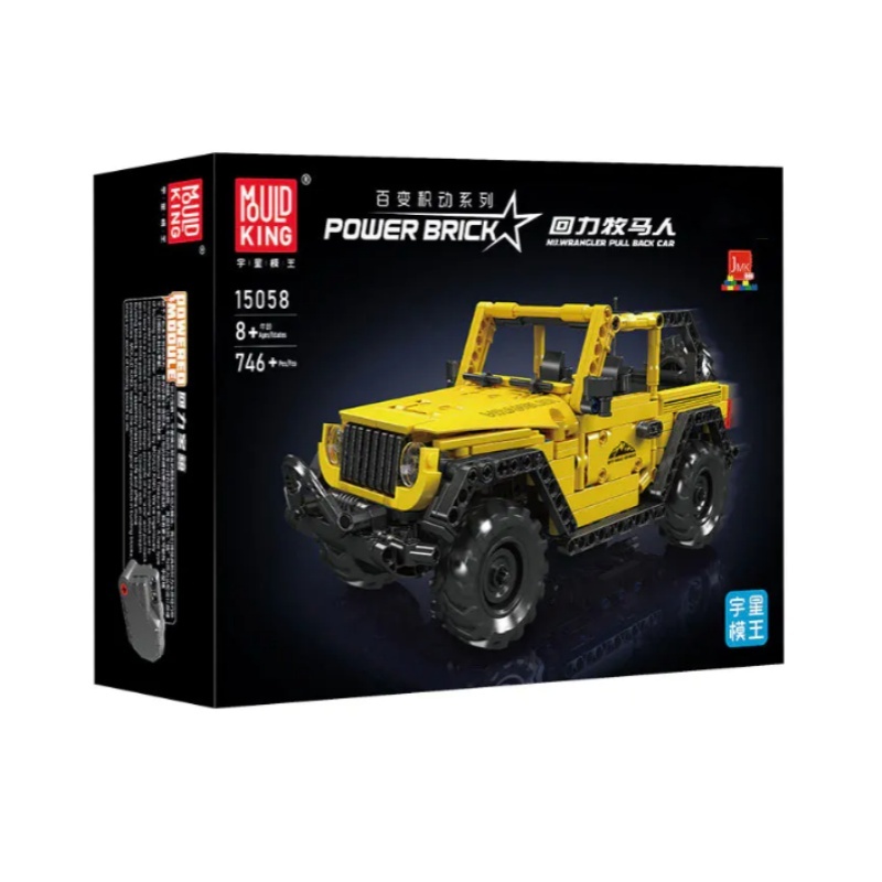 MouldKing 15058 Wrangler PullBack Car Technic