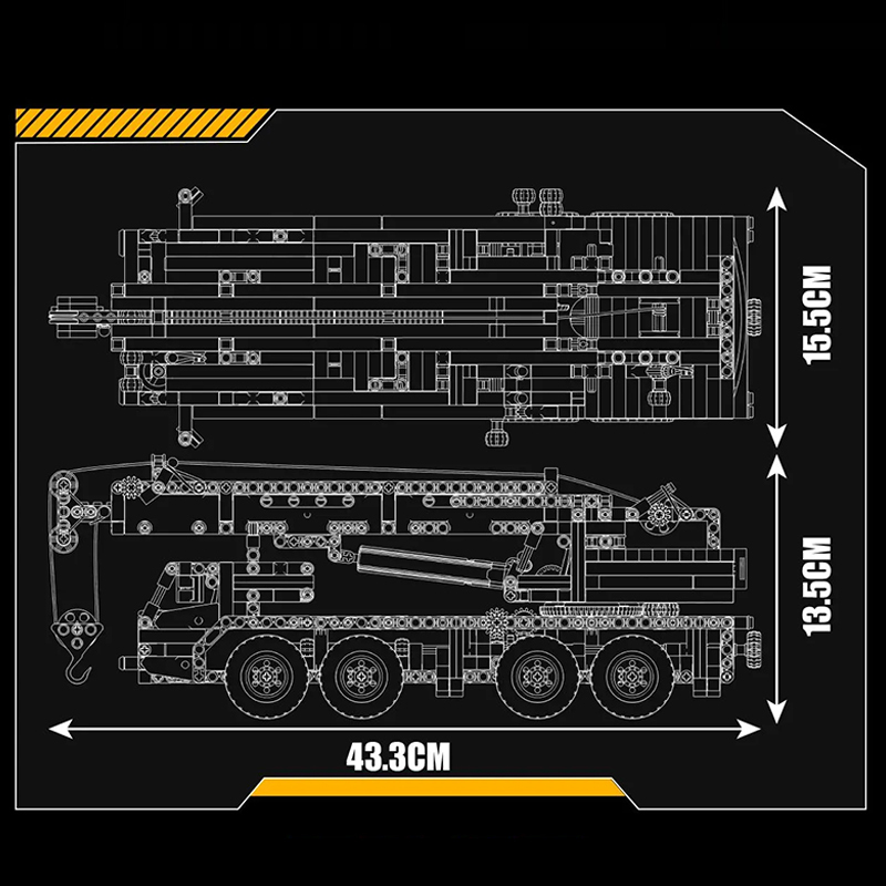 MouldKing 17058 Mechanical Crane Technic