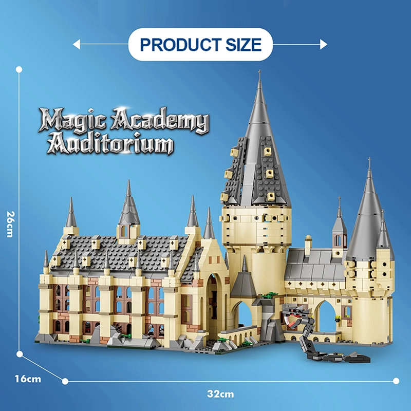 [Pre-Sale] [Mini Micro Bricks] JiQing JQ20001 Magic Academy Auditorium Modular Buildings
