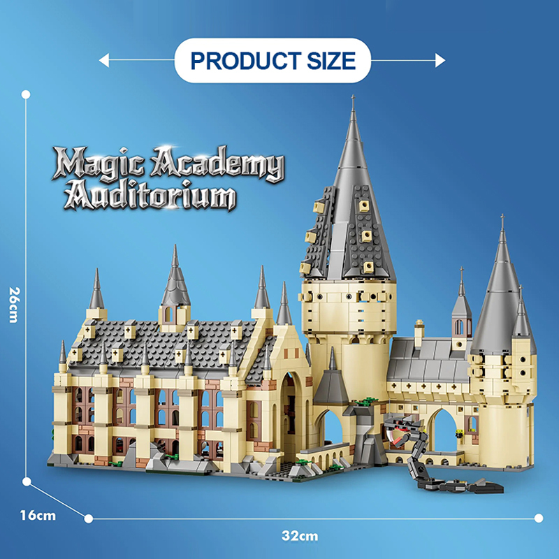 [Pre-Sale] [Mini Micro Bricks] JiQing JQ20001 Magic Academy Auditorium Modular Buildings