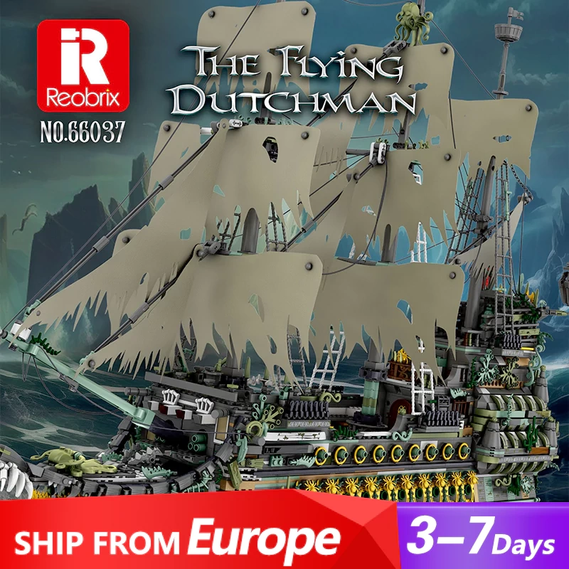 [Pre-sale] Reobrix 66037 The Flying Dutchman Movie & Game Europe Warehouse Express