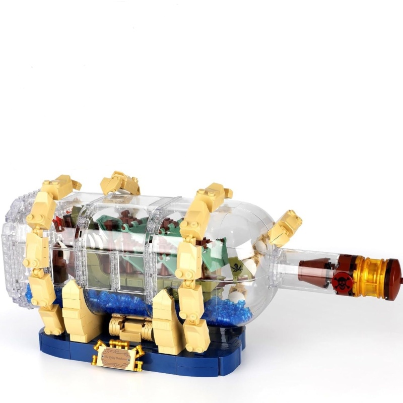 Custom 92199 Ship in a Bottle：The Flying Dutchman Creator Expert