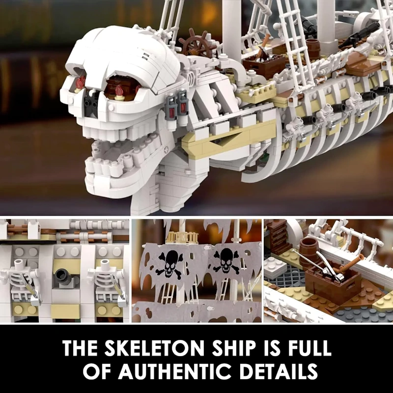 Custom 92208 Skeleton Ship Technic