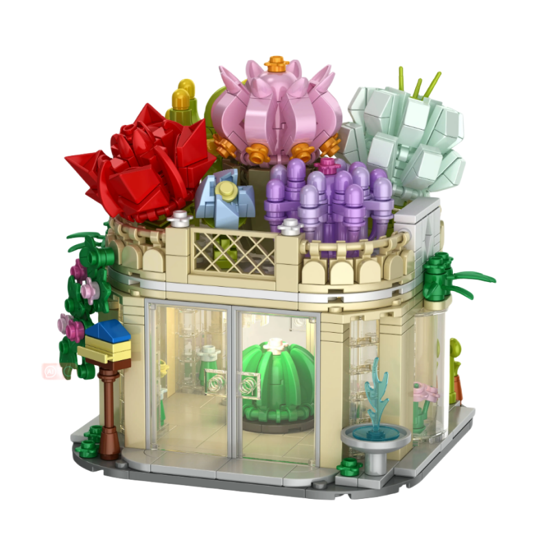 Custom 92204 Succulent Flower House Creator Expert