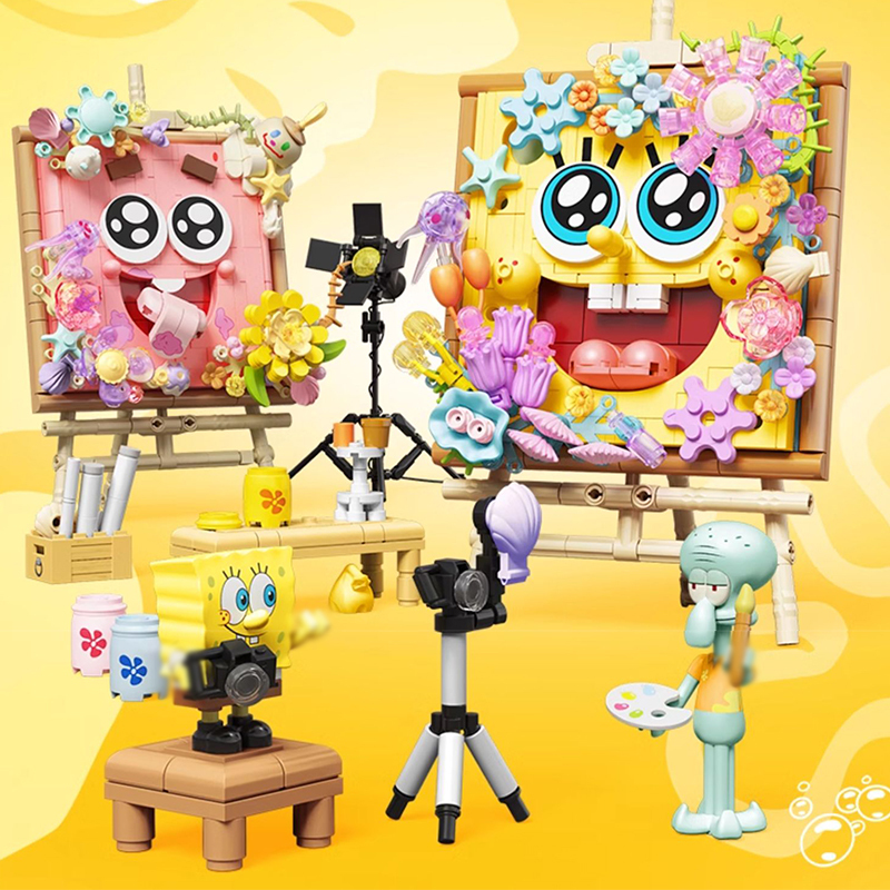 SEMBO SpongeBob Three-Dimensional Painting Movie & Game