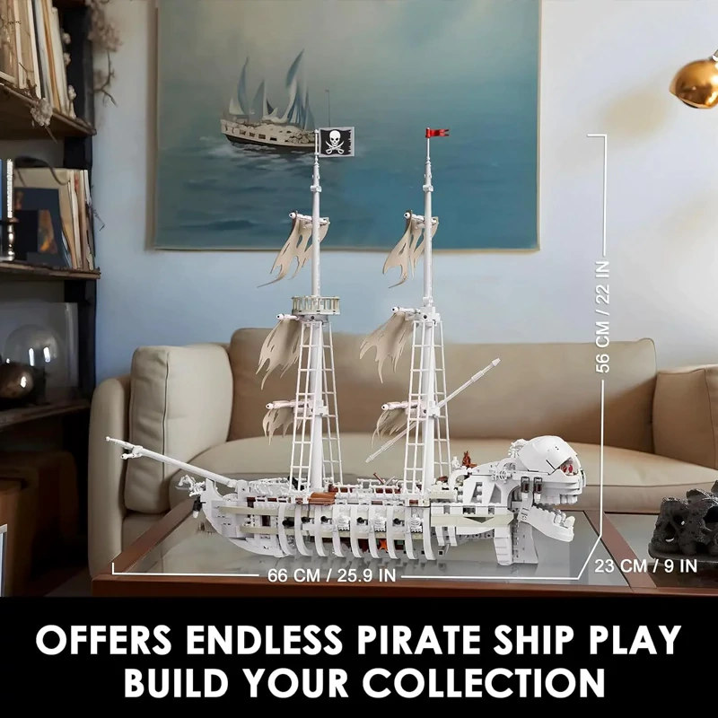 Custom 92208 Skeleton Ship Technic