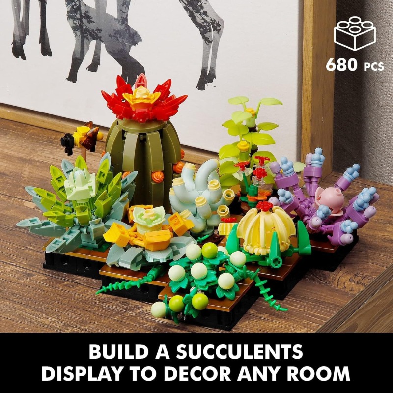 Custom 92192 Succulent Plants Creator Expert