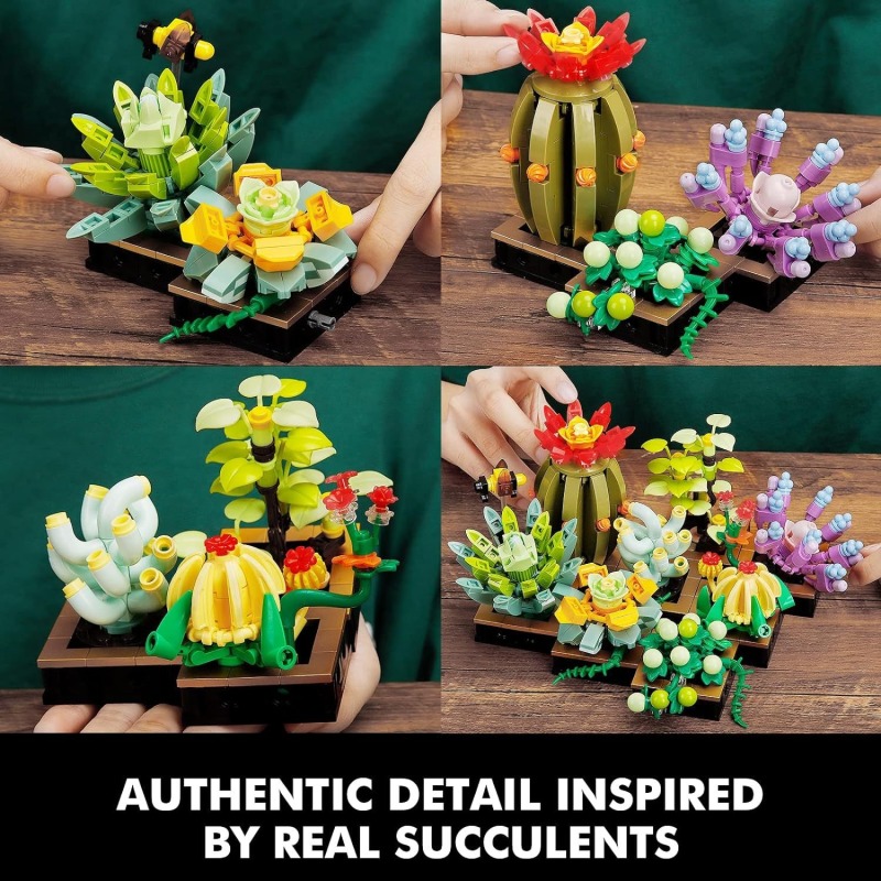 Custom 92192 Succulent Plants Creator Expert