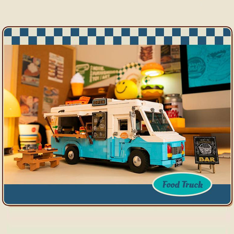 Pantasy 85011 Retro Food Truck Creator Expert