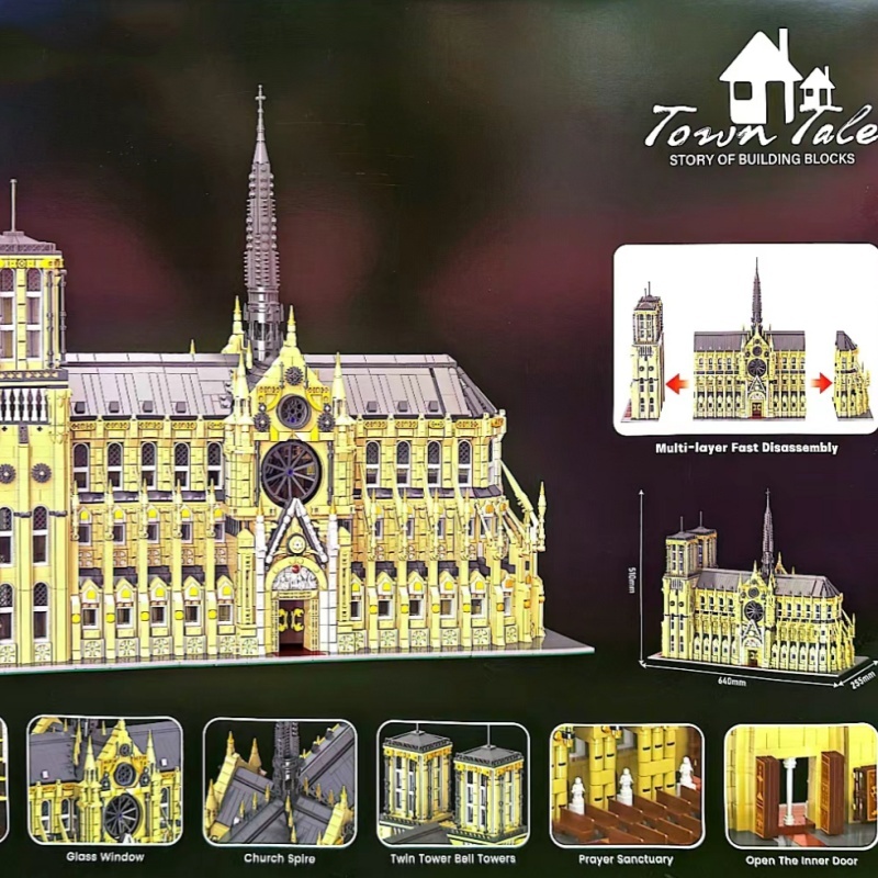 [Pre-Sale] BAKA 33213 Notre Dame de Paris Modular Buildings