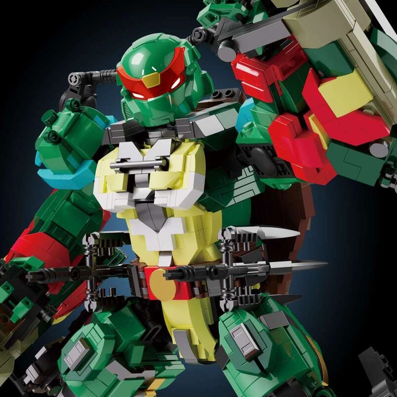 Wangao 288007 Red Mecha Ninja Turtle: Raphael Movie & Game