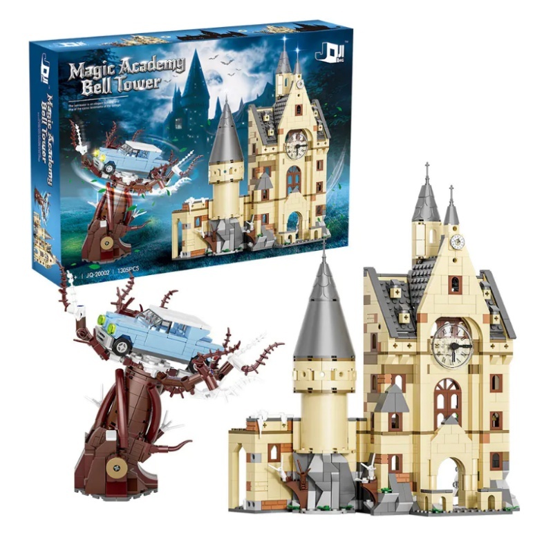 [Pre-Sale] [Mini Micro Bricks] JiQing JQ20002 Magic Academy Bell Tower Modular Buildings