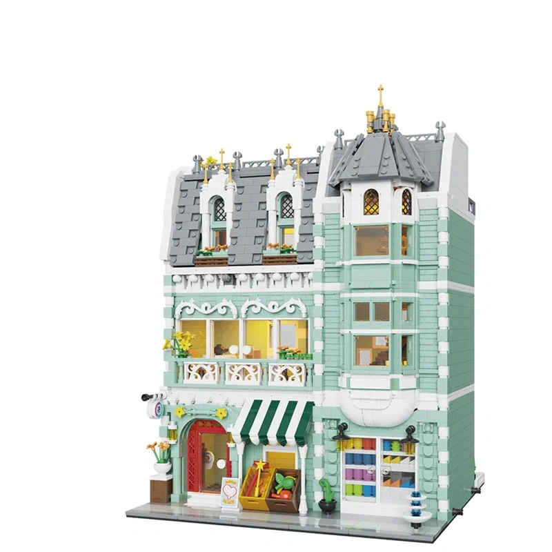 [Pre-Sale] [Mini Micro Bricks] JiQing JQ10003 Grocery Store Modular Buildings