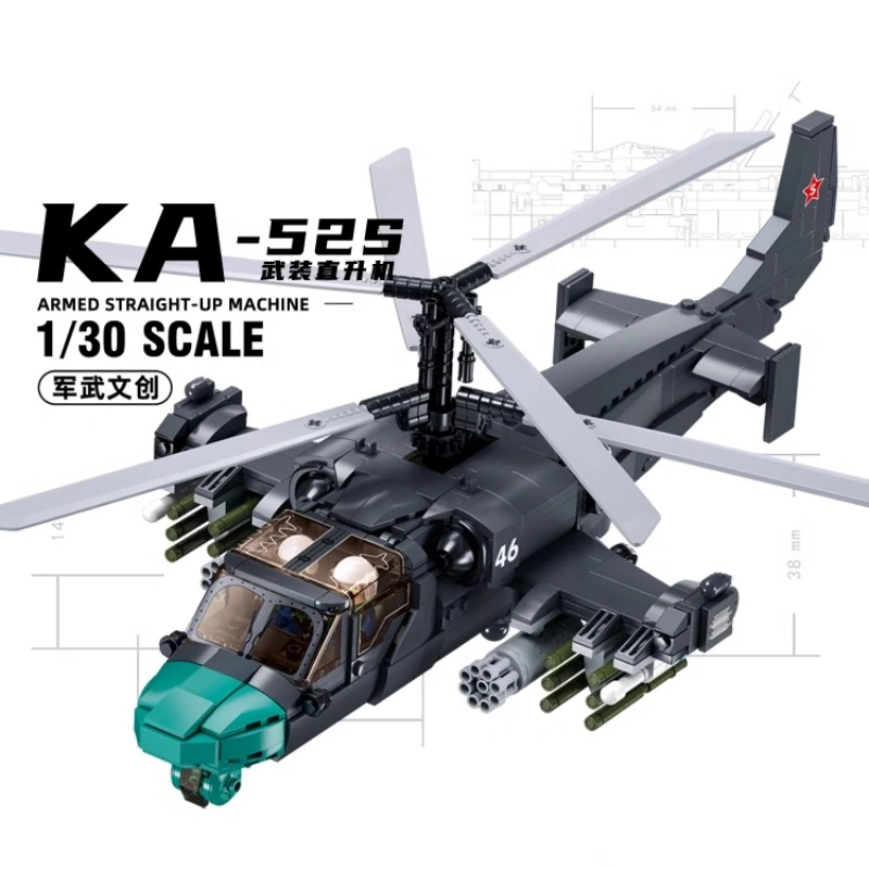Sluban M38-B1138 KA-52S Armed Helicopter Military
