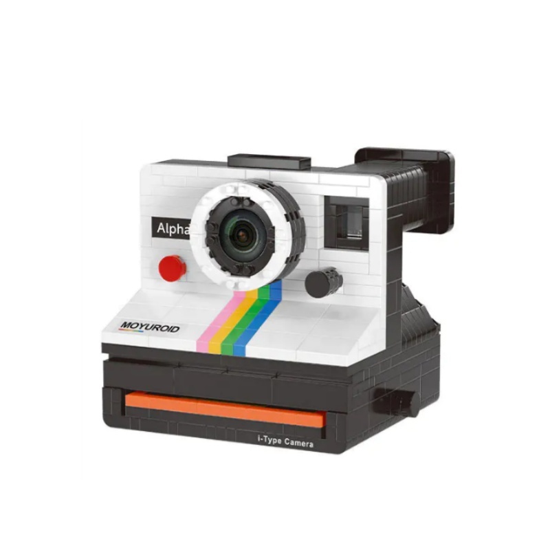 [Mini Micro Bricks] MOYU 97131 Retro Camera: Rainbow Polaroid Camera Creator Expert