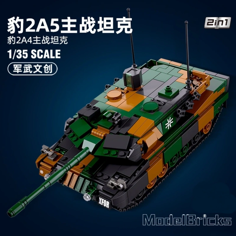 Sluban M38-B0839 Leopard 2A5 main battle tank Military