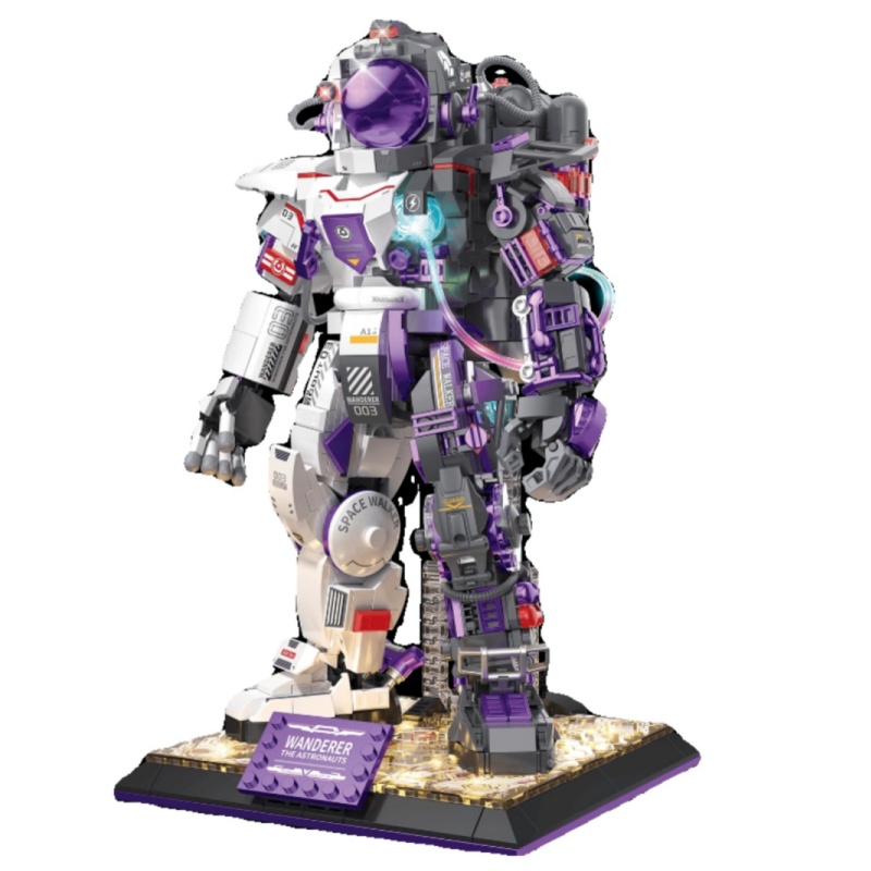 LEGO MOC ZHEGAO GZ6285 Half Dissected Mecha Astronaut Creator Expert