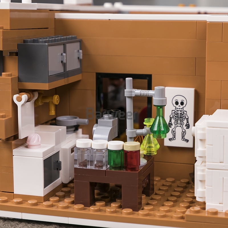 Pantasy 85014 Sherlock Holmes Baker Street 221B Apartment Modular Building