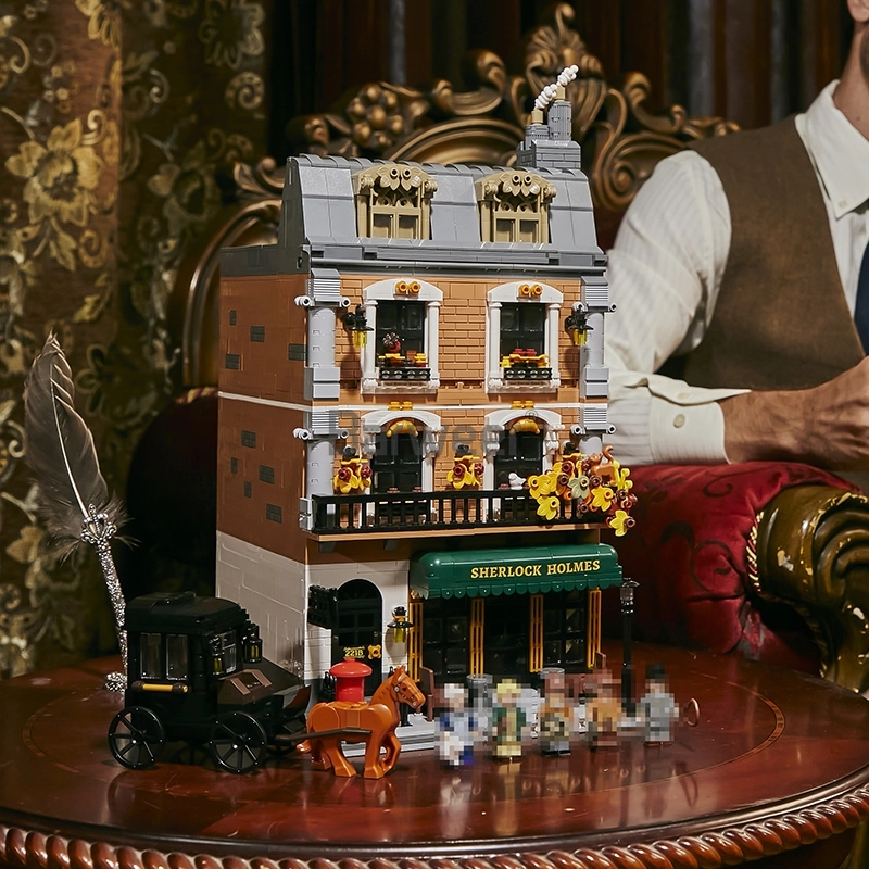 Pantasy 85014 Sherlock Holmes Baker Street 221B Apartment Modular Building