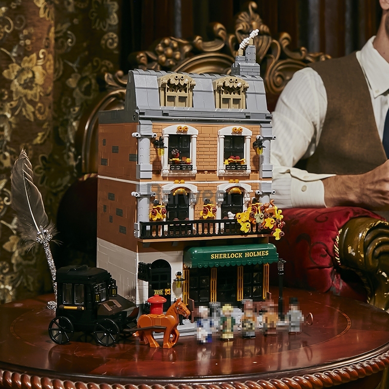 Pantasy 85014 Sherlock Holmes Baker Street 221B Apartment Modular Building