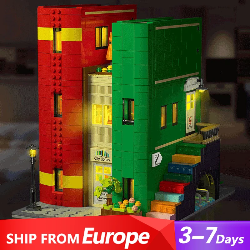 [Pre-Sale] XMORK 10211 Cities Library Modular Buildings Europe Warehouse Express
