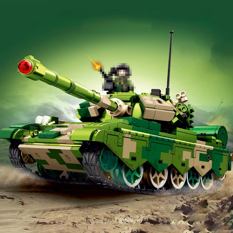 ソムナオ LEGO MOC SEMBO 203167 ZTZ-99A Main Battle Tank Military