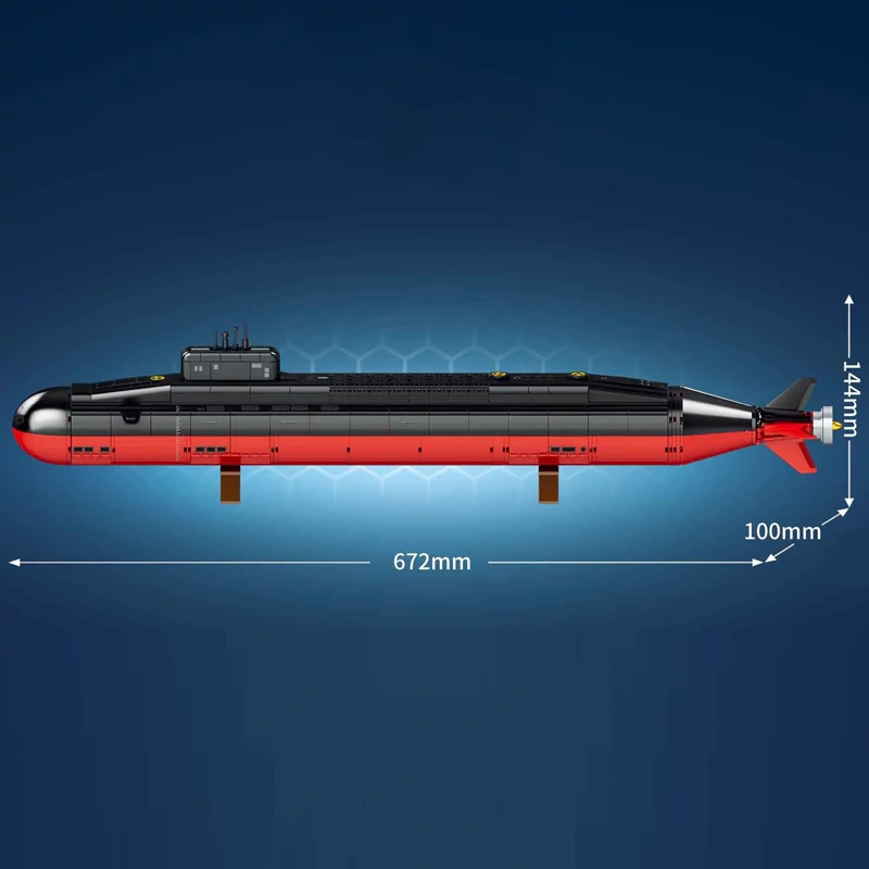 SEMBO 208043 New Generation Of Strategic Nuclear Submarines Military