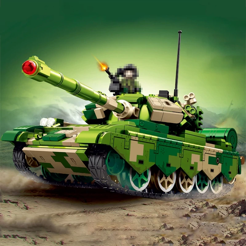 SEMBO 203166 ZTZ-59D Medium Tank Military