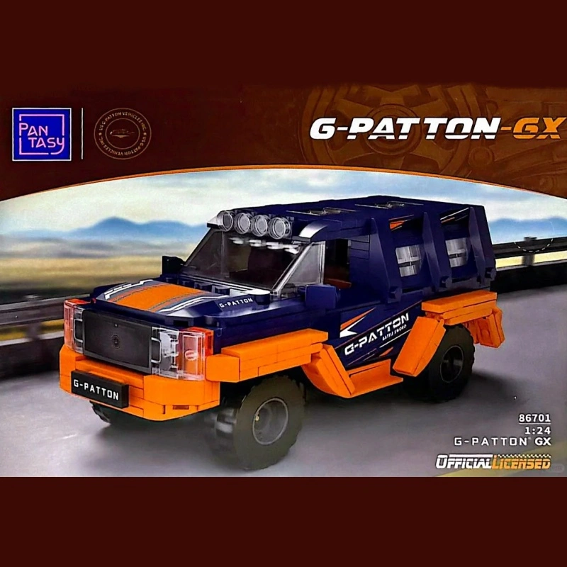 Pantasy 86701 George Patton - Tank 1:24 Block Car Technic