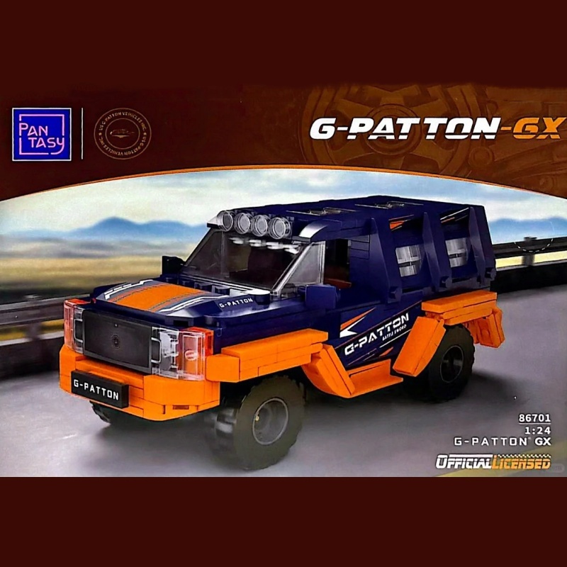 Pantasy 86701 George Patton - Tank 1:24 Block Car Technic