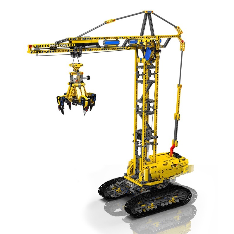 [With Motor] MouldKing 17059 Mobile Tower Crane Technic