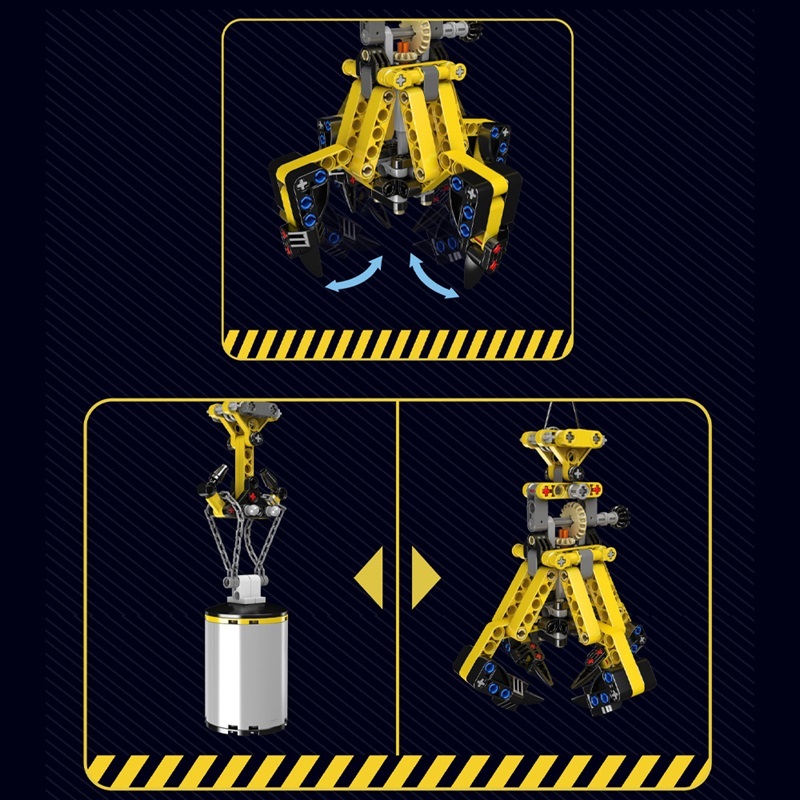 [With Motor] MouldKing 17059 Mobile Tower Crane Technic