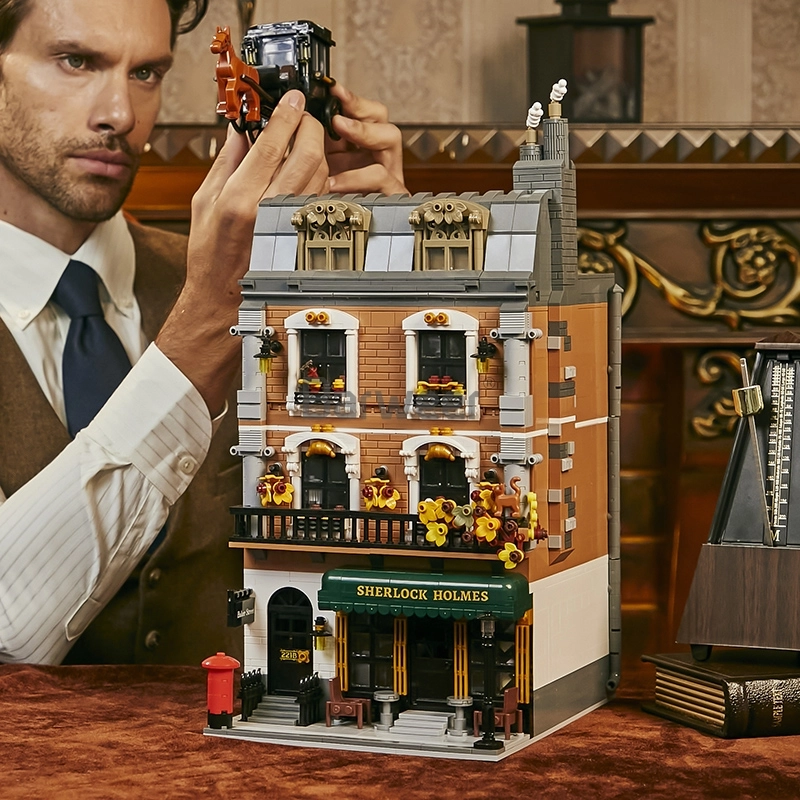 Pantasy 85014 Sherlock Holmes Baker Street 221B Apartment Modular Building