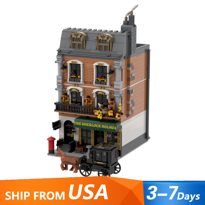 [Pre-Sale] Pantasy 85014 Sherlock Holmes Baker Street 221B Apartment Modular Building US Warehouse Express