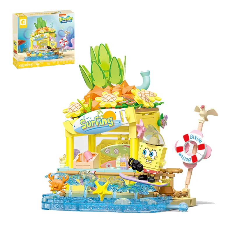 [Pre-sale] SEMBO SpongeBob SquarePants Beach Collection Movie & Game