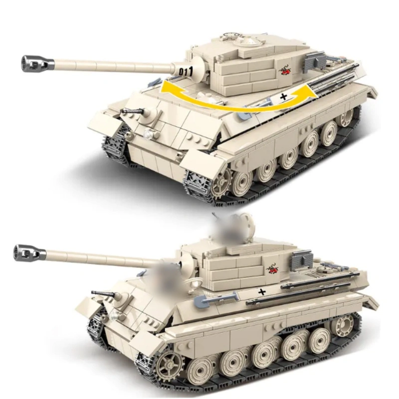 [Deal] QUANGUAN 100066 King Tiger Heavy Tank Military