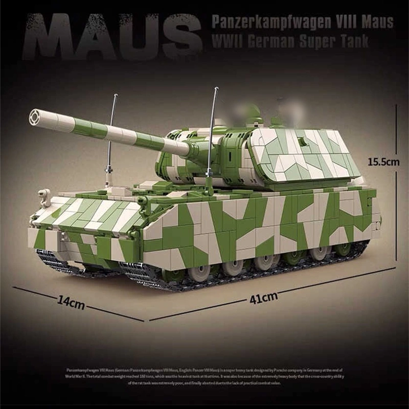 [Deal] QUANGUAN 100234 Panzerkampfwagen VIII Maus Military