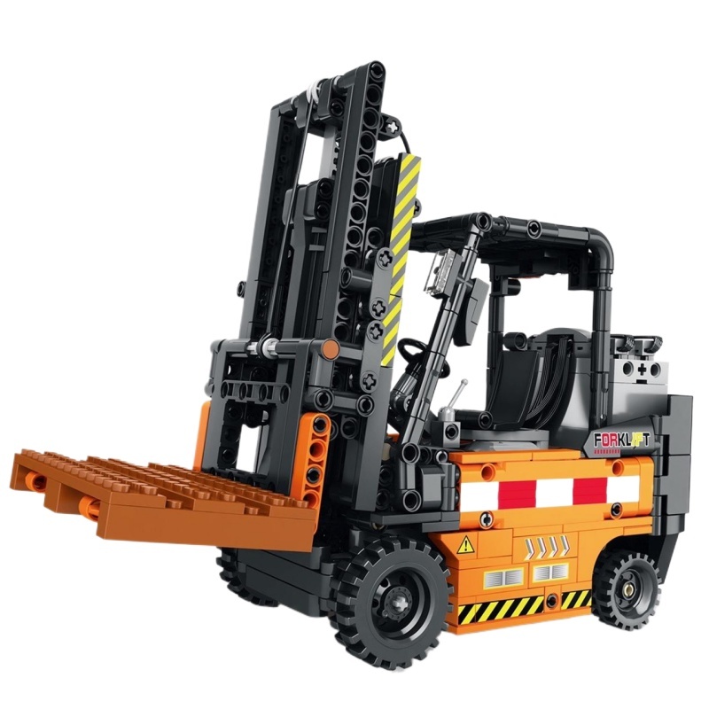 [With Motor] Reobrix 22002 Mechanical Forklift Technic