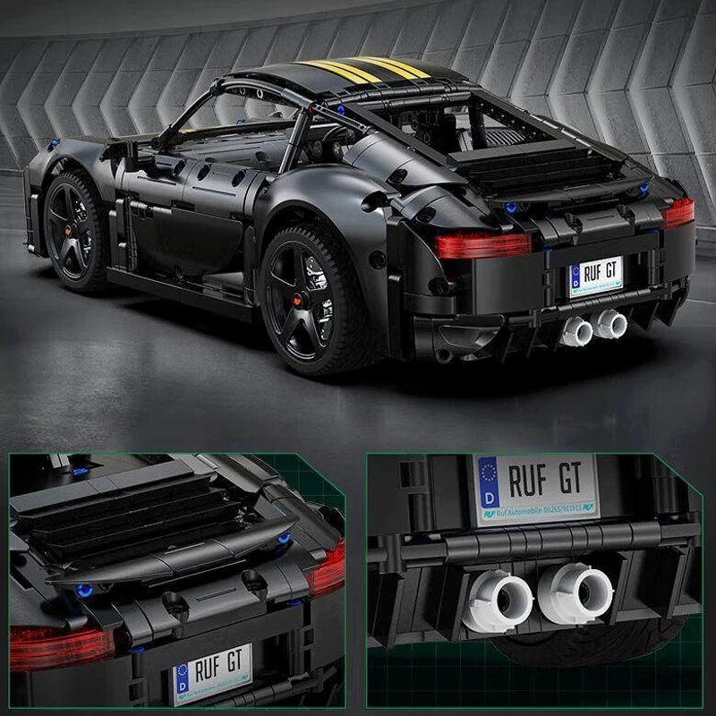 CaDA C63006 RUF GT 2019 Remote-Controlled Sports Car Technic