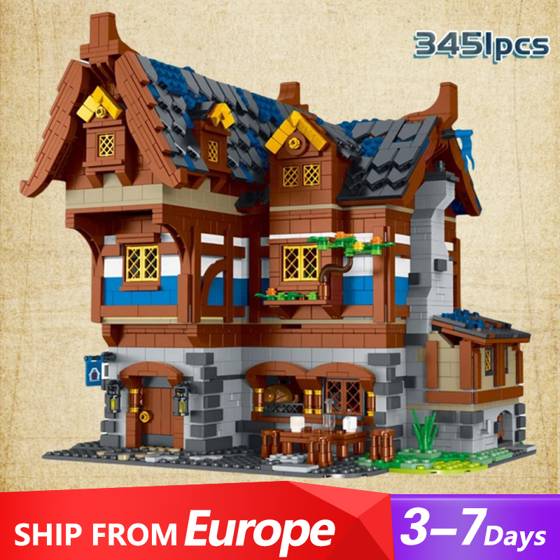 [Pre-sale] XMORK 033002 Medieval tavern Modular Buildings Creator Europe Warehouse Express