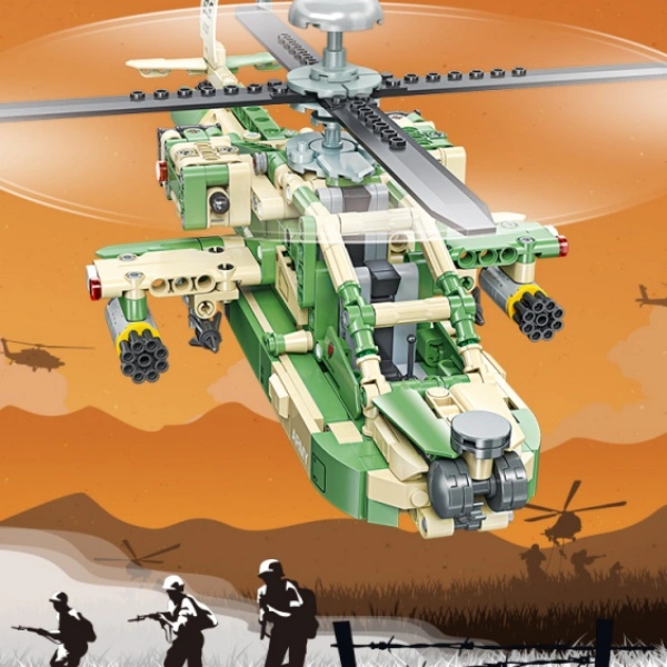 JIESTAR 58094 AH-64 Apache Military