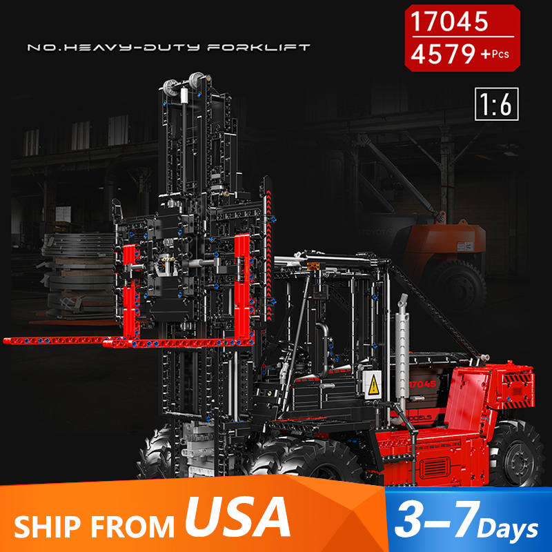 [Pre-sale] [With Motor] MouldKing 17045 Heavy Duty Stacker 1:6 Technic US Warehouse Express
