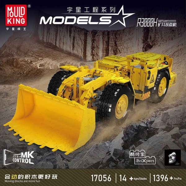 [With Motor]  MouldKing 17056 R3000H Mine Loader Technic