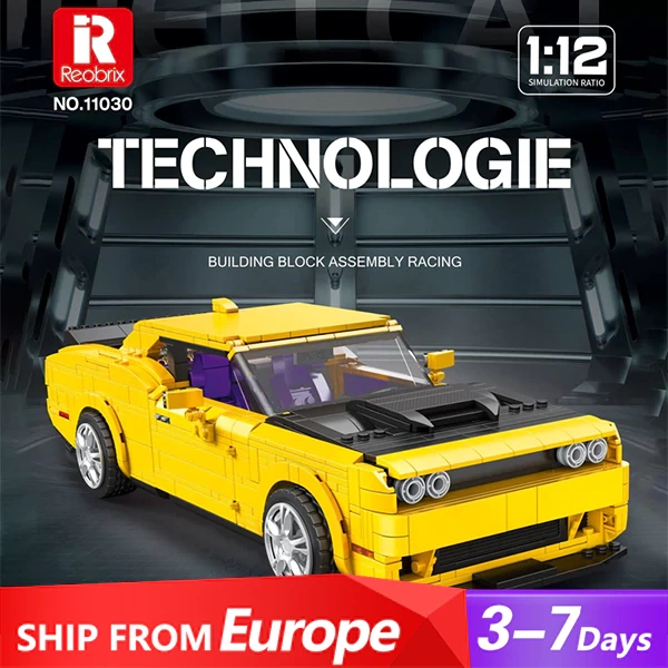 [Pre-sale] Reobrix 11030 Dodge Hellcat  Creator Expert Europe Warehouse Express