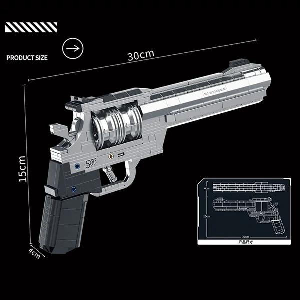 Panlos 670019 M500 Revolver Military