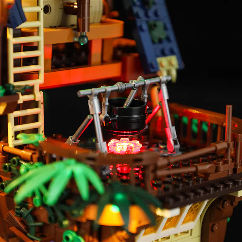 FunWhole F9011 Creator Expert Medieval Pier Tavern Building Blocks 2143±pcs Bricks from China.
