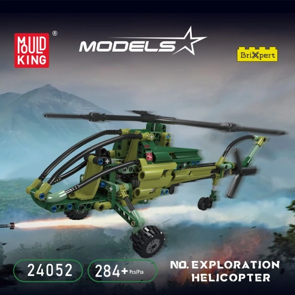 MouldKing 24052 Exploration Helicopter Technic
