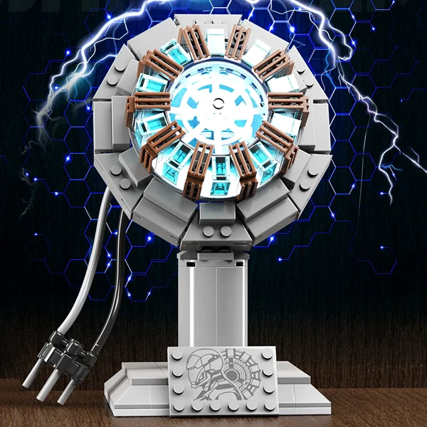 PANBO 7707 Iron Man Nuclear Reactor Movie & Game