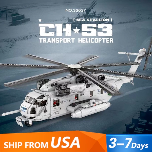 [Pre-sale]  Reobrix 33037 CH-53E Super Stallion Military US Warehouse Express
